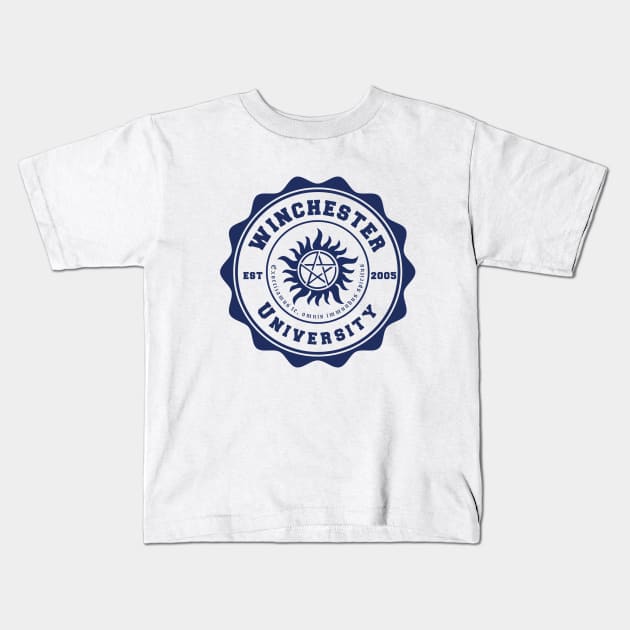 Winchester University Kids T-Shirt by BennyJayKay